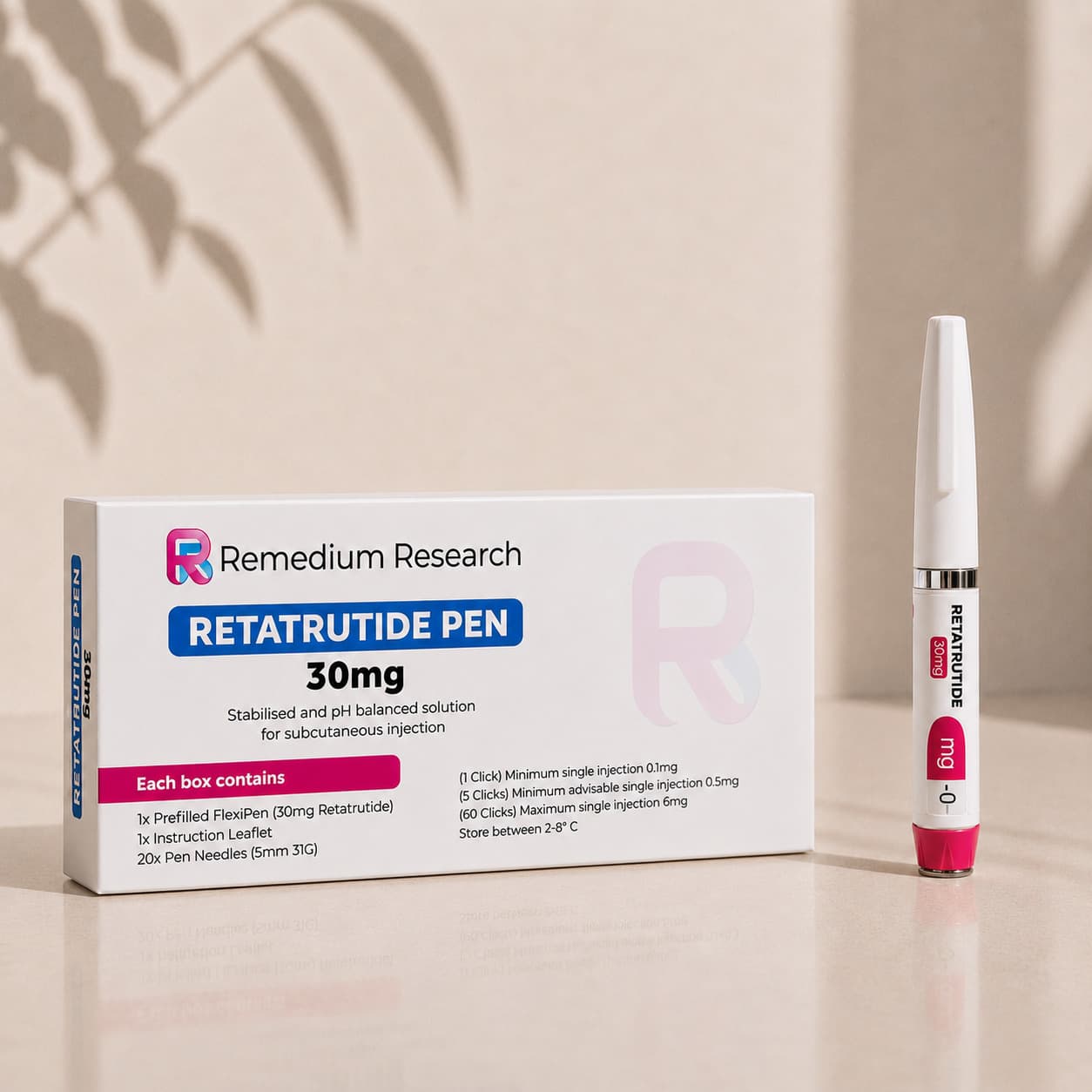 Retatrutide Pen · Remedium Research 30mg
