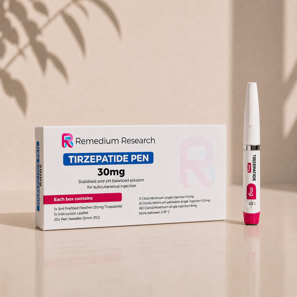 Tirzepatide Pen · Remedium Research
